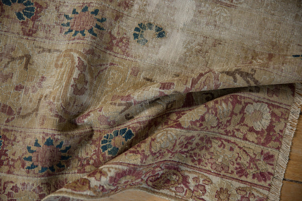 3.5x4 Antique Distressed Fragment Kerman Square Rug // ONH Item 9328 Image 5