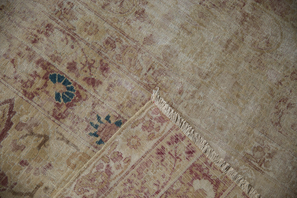 3.5x4 Antique Distressed Fragment Kerman Square Rug // ONH Item 9328 Image 6