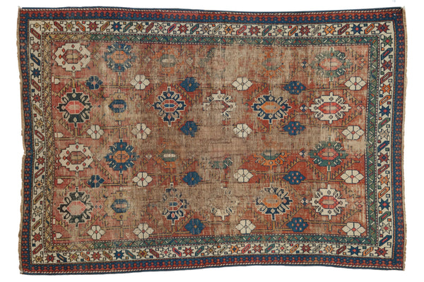 4x5.5 Vintage Caucasian Rug // ONH Item 9331