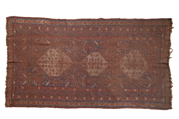 5x8.5 Antique Qashqai Carpet // ONH Item 9338