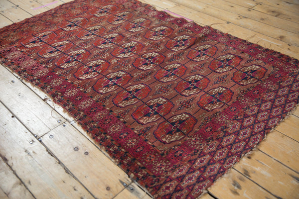 3.5x5.5 Vintage Turkmen Rug // ONH Item 9340 Image 2