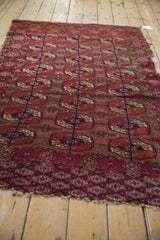 3.5x5.5 Vintage Turkmen Rug // ONH Item 9340 Image 3