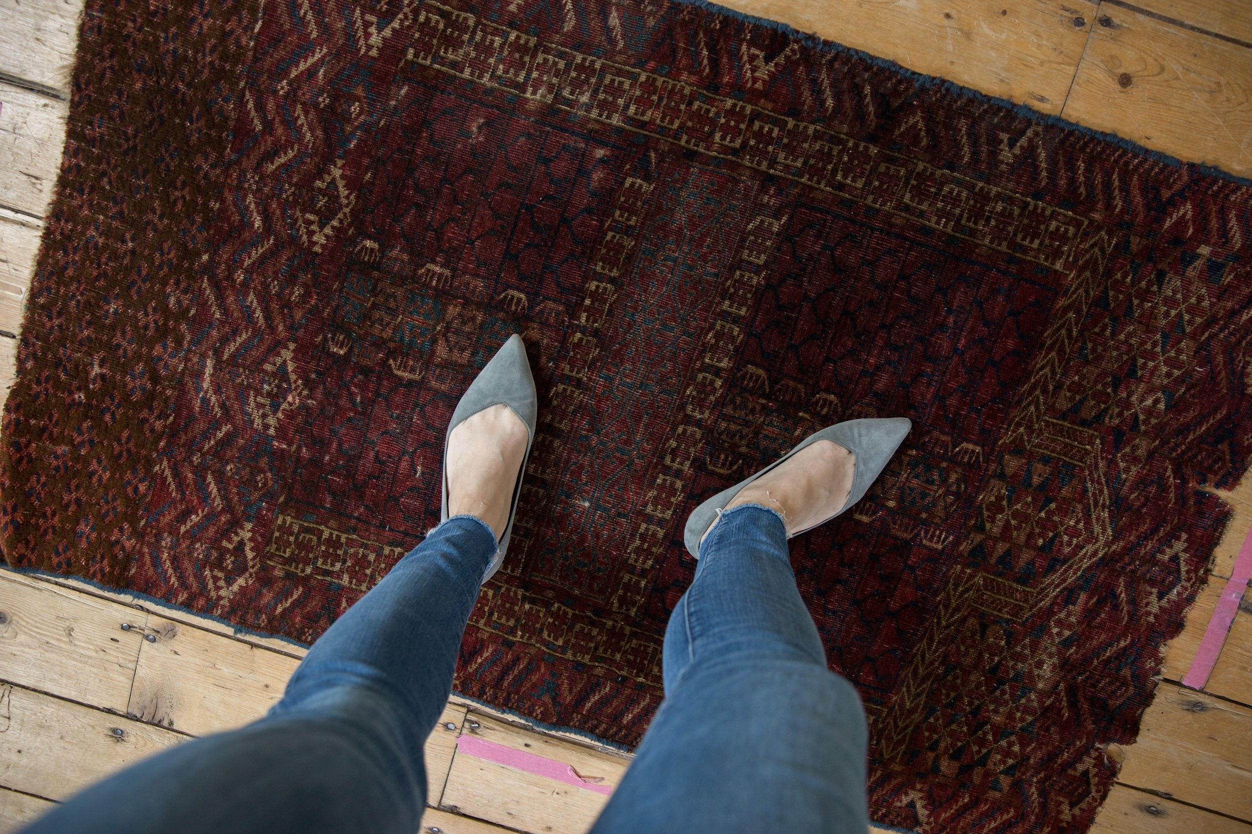 3x4.5 Vintage Turkmen Rug // ONH Item 9342 Image 1