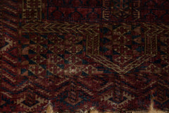 3x4.5 Vintage Turkmen Rug // ONH Item 9342 Image 4