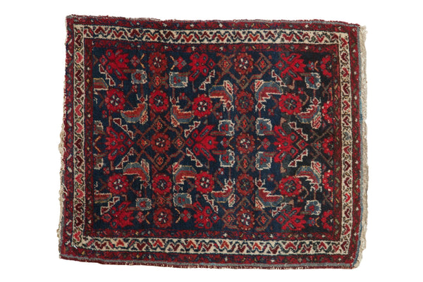 2x2.5 Vintage Hamadan Square Rug Mat // ONH Item 9345