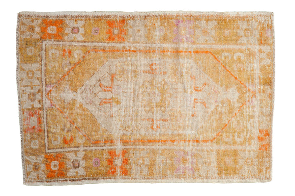 2.5x4 Vintage Distressed Oushak Rug // ONH Item 9356