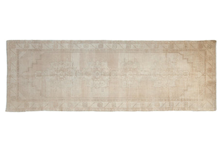 3x8.5 Vintage Distressed Oushak Rug Runner // ONH Item 9360