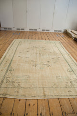 5.5x8 Vintage Distressed Oushak Carpet // ONH Item 9364 Image 6