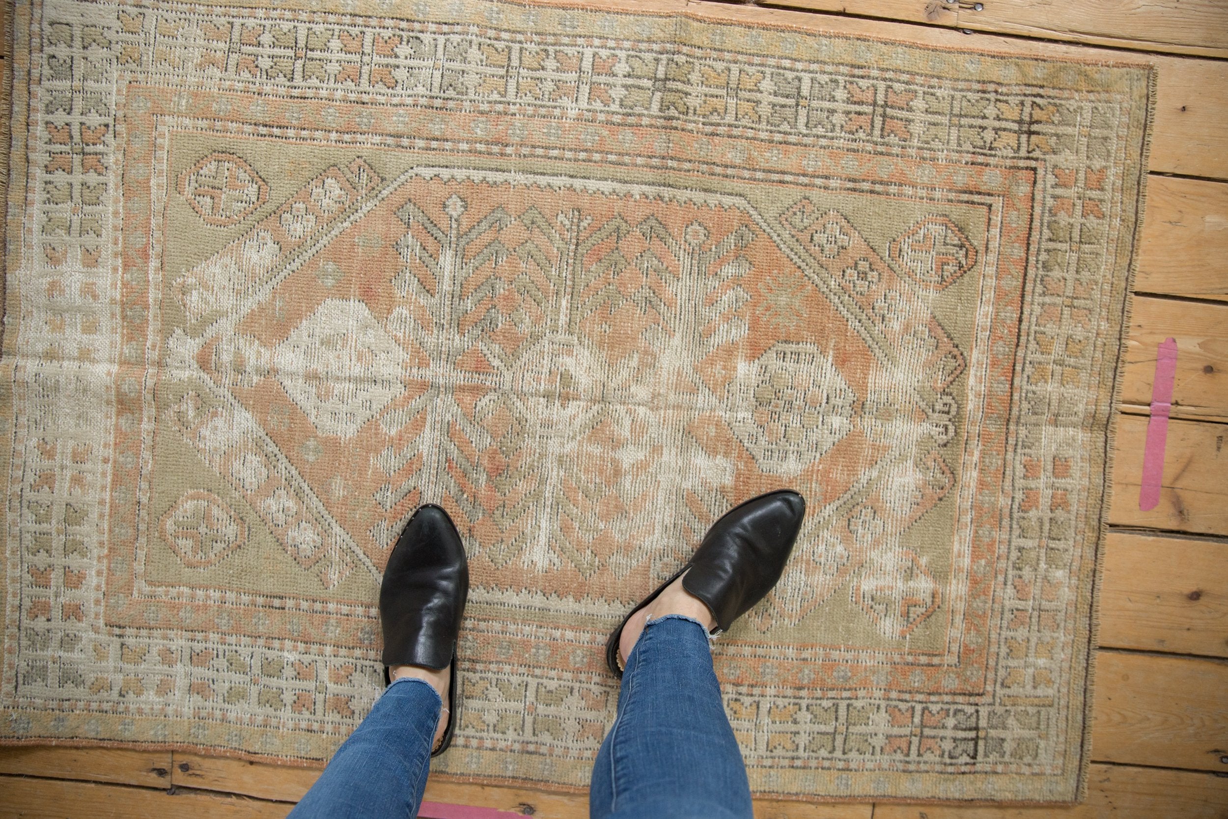 3x4.5 Vintage Distressed Oushak Rug // ONH Item 9365 Image 1