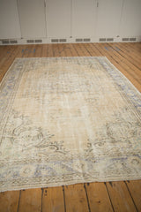 6.5x9.5 Vintage Distressed Oushak Carpet // ONH Item 9367 Image 5