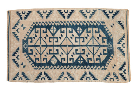 2.5x4.5 Vintage Distressed Oushak Rug // ONH Item 9371