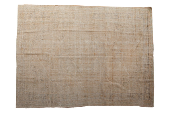 6.5x8.5 Vintage Distressed Oushak Carpet // ONH Item 9374