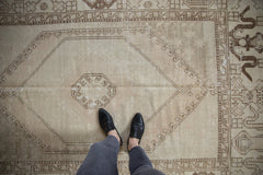 6.5x9 Vintage Distressed Oushak Carpet // ONH Item 9377 Image 1