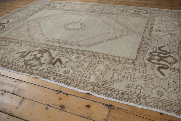 6.5x9 Vintage Distressed Oushak Carpet // ONH Item 9377 Image 9