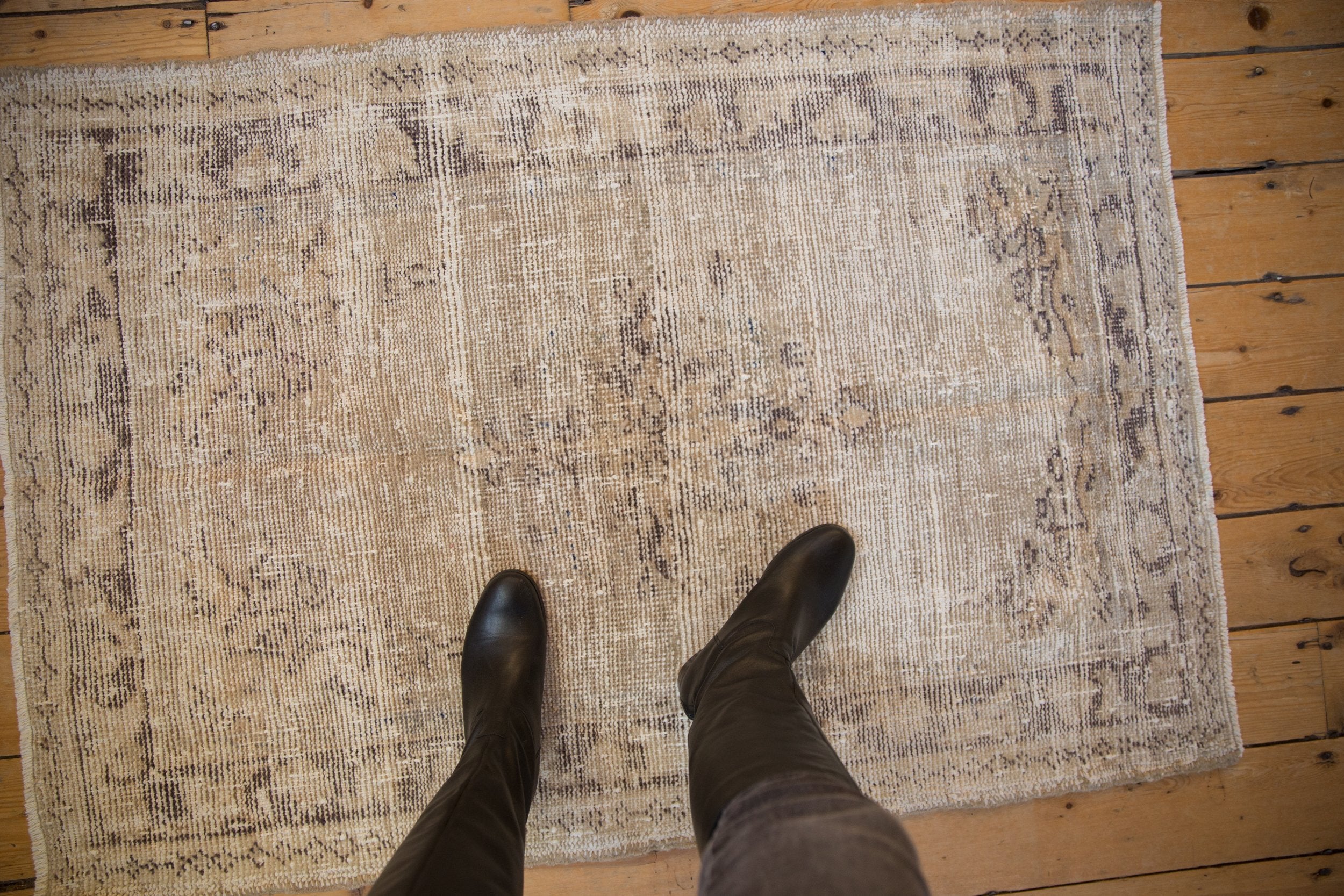 3x4.5 Vintage Distressed Oushak Rug // ONH Item 9380 Image 1