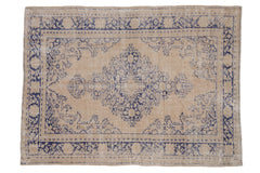 6x8 Vintage Distressed Oushak Carpet // ONH Item 9381