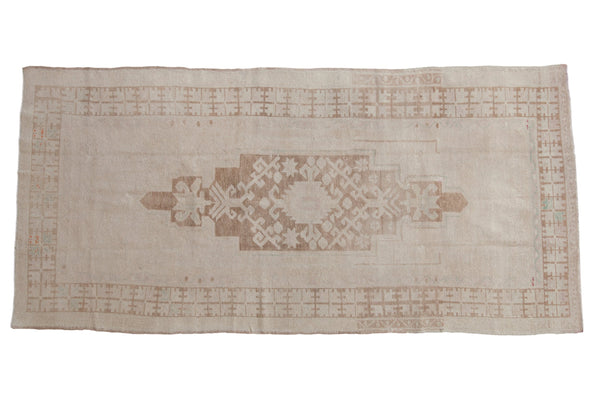 4.5x9.5 Vintage Distressed Oushak Rug Runner // ONH Item 9383