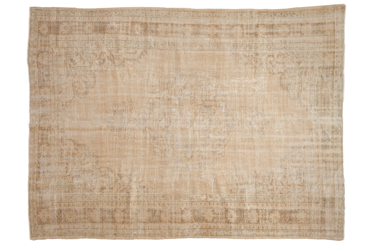 RESERVED 7.5x10 Vintage Distressed Oushak Carpet // ONH Item 9385