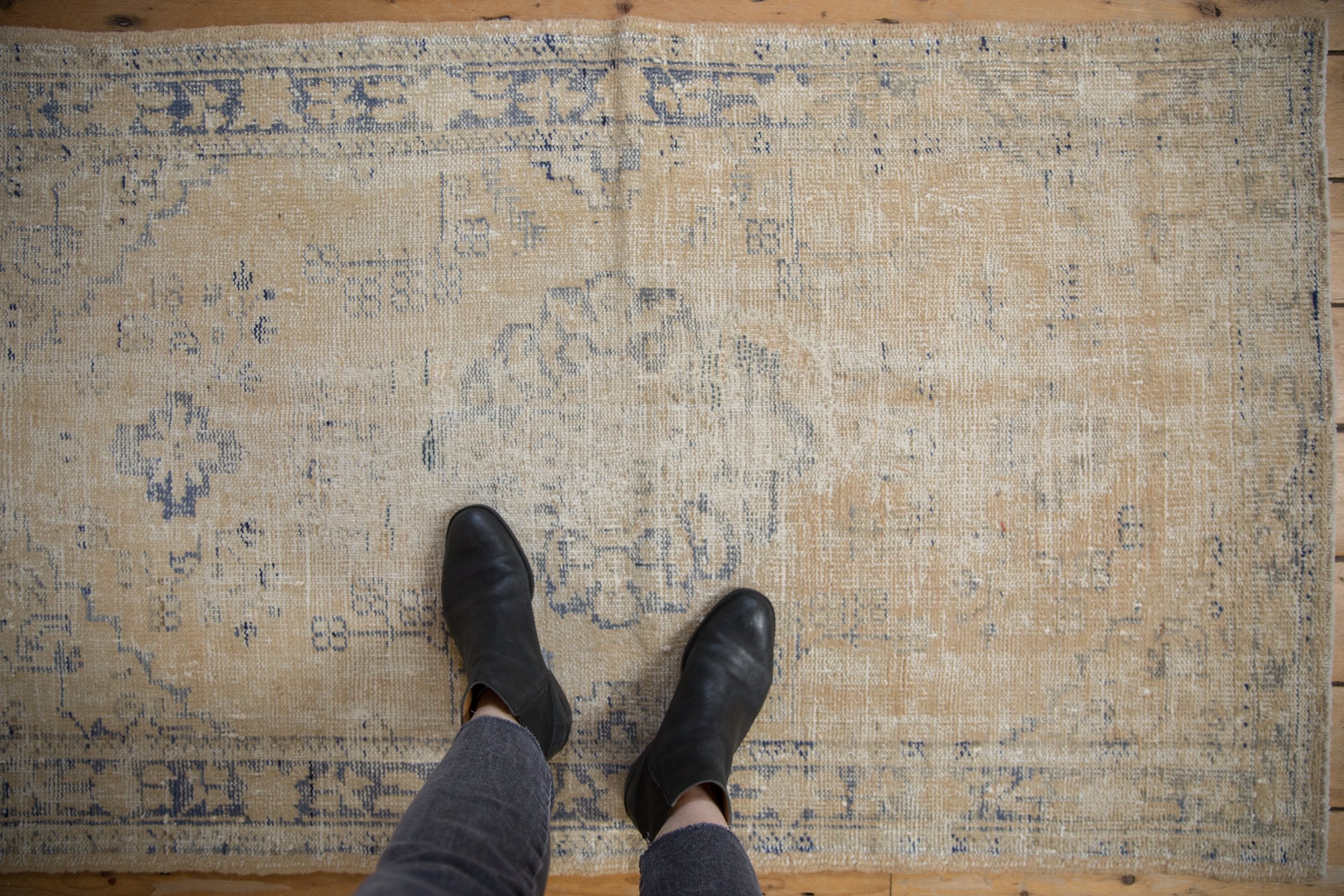 3x5 Vintage Distressed Oushak Rug // ONH Item 9386 Image 1