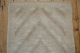 Subtle tone-on-tone arrowed motif and textured pile on this distressed Tulu runner.