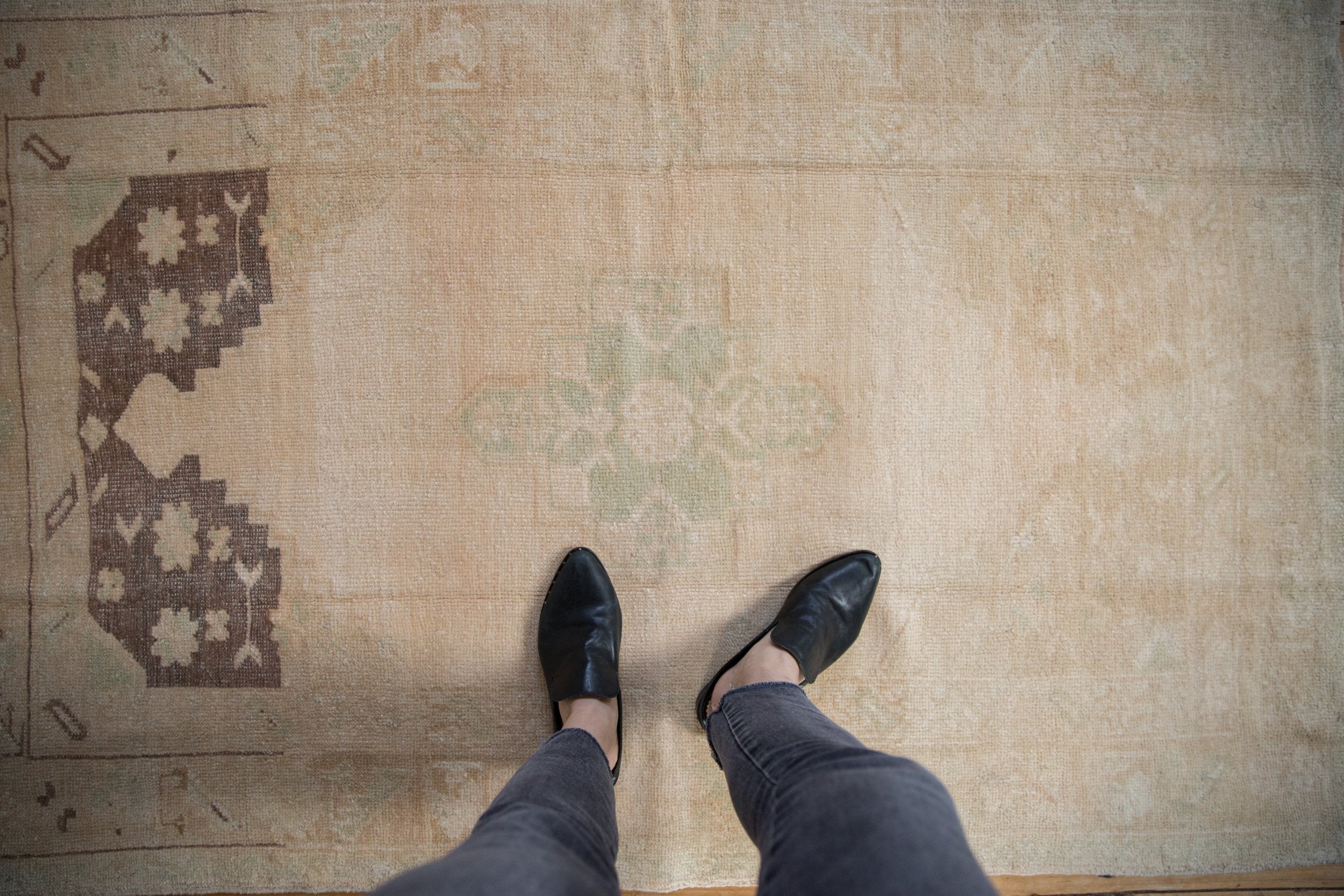 3.5x6 Vintage Distressed Oushak Rug // ONH Item 9393 Image 1