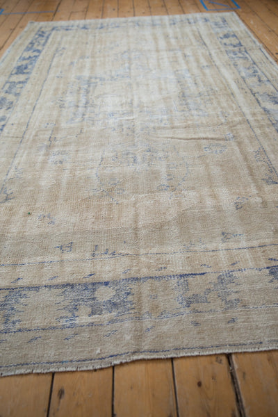 6x9.5 Vintage Distressed Oushak Carpet // ONH Item 9399 Image 3