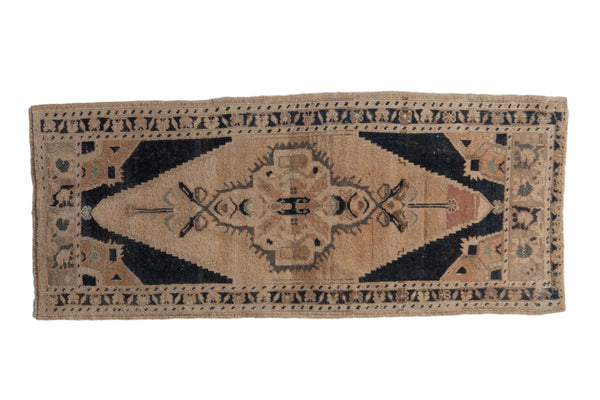 1.5x4 Vintage Distressed Oushak Rug Mat Runner // ONH Item 9400