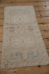 1.5x3.5 Vintage Distressed Oushak Rug Mat Runner // ONH Item 9401 Image 3