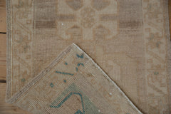 1.5x3.5 Vintage Distressed Oushak Rug Mat Runner // ONH Item 9401 Image 6