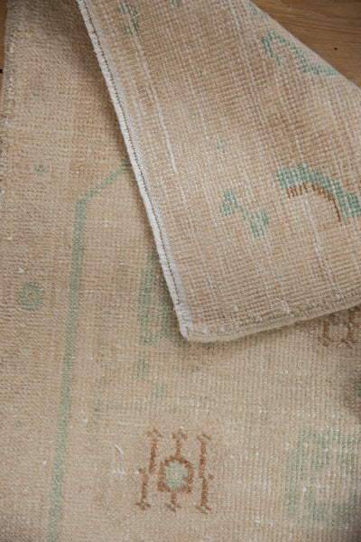 1.5x3.5 Vintage Distressed Oushak Rug Mat Runner // ONH Item 9405 Image 6