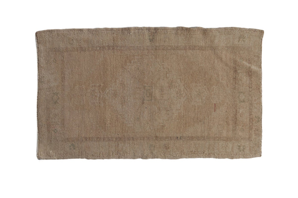 2x3 Vintage Distressed Oushak Rug Mat // ONH Item 9406