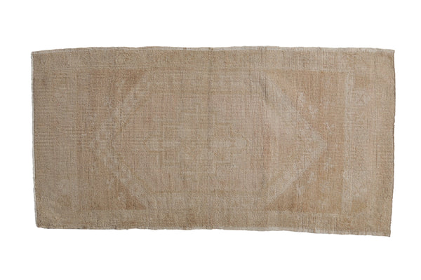 2x3.5 Vintage Distressed Oushak Rug // ONH Item 9409