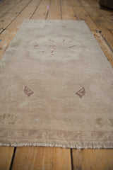 1.5x3 Vintage Distressed Oushak Rug Mat // ONH Item 9410 Image 2