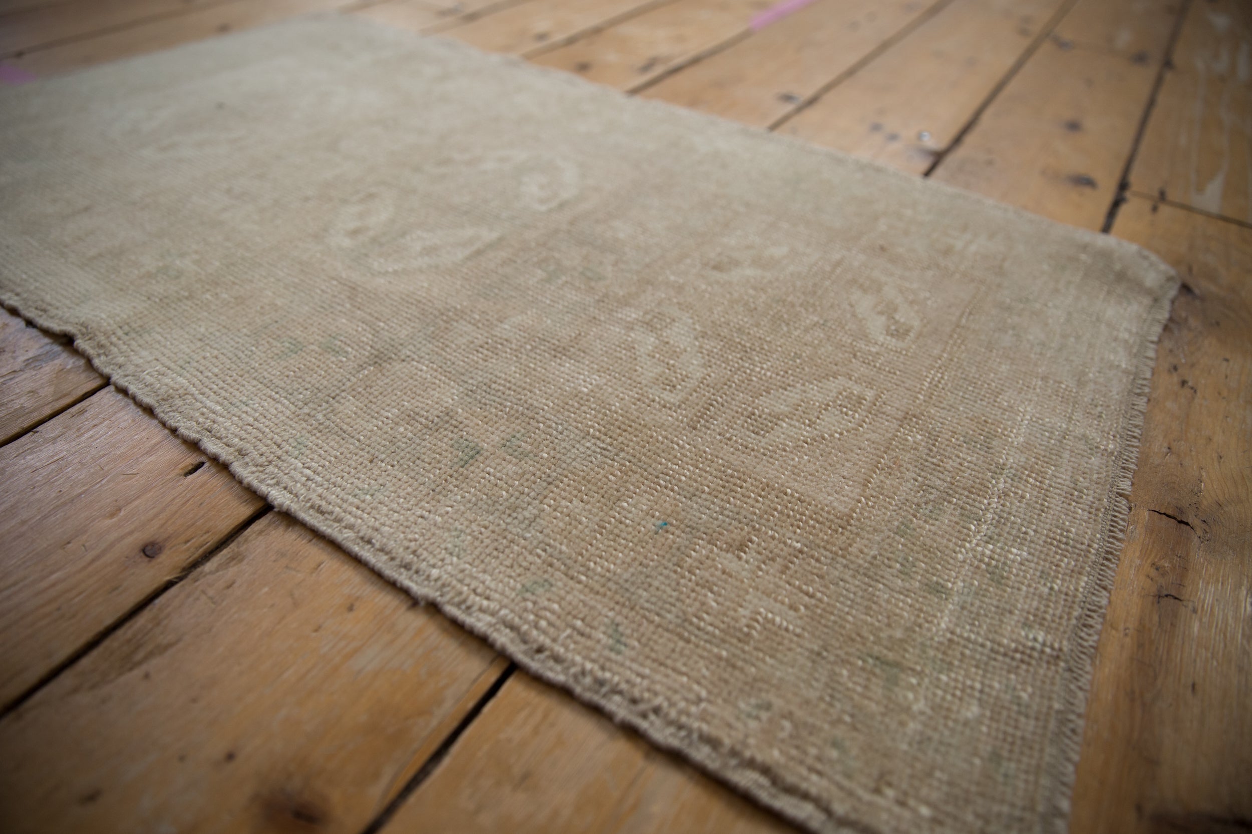 1.5x3 Vintage Distressed Oushak Rug Mat // ONH Item 9414 Image 1