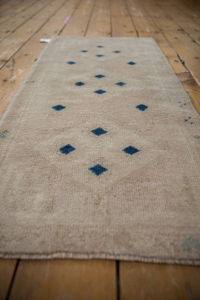 1.5x3.5 Vintage Distressed Oushak Rug Mat Runner // ONH Item 9419 Image 2