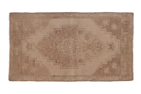 1.5x3 Vintage Distressed Oushak Rug Mat // ONH Item 9420