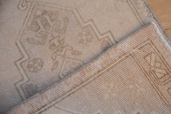1.5x3 Vintage Distressed Oushak Rug Mat // ONH Item 9420 Image 4