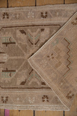 1.5x3.5 Vintage Distressed Oushak Rug Mat Runner // ONH Item 9426 Image 4