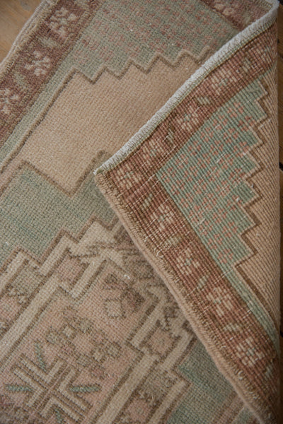 1.5x3 Vintage Distressed Oushak Rug Mat // ONH Item 9427 Image 5