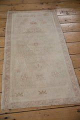 1.5x3.5 Vintage Distressed Oushak Rug Mat Runner // ONH Item 9431 Image 3