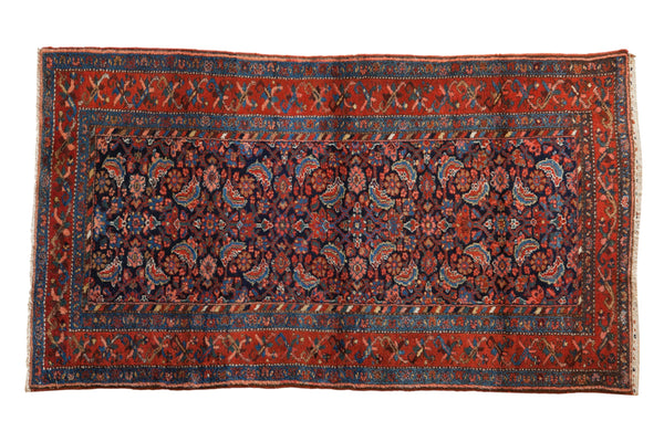 3.5x6.5 Vintage Kurdish Hamadan Rug // ONH Item 9445