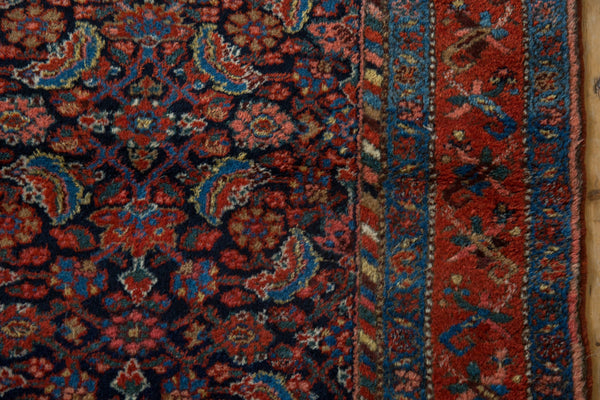 3.5x6.5 Vintage Kurdish Hamadan Rug // ONH Item 9445 Image 5