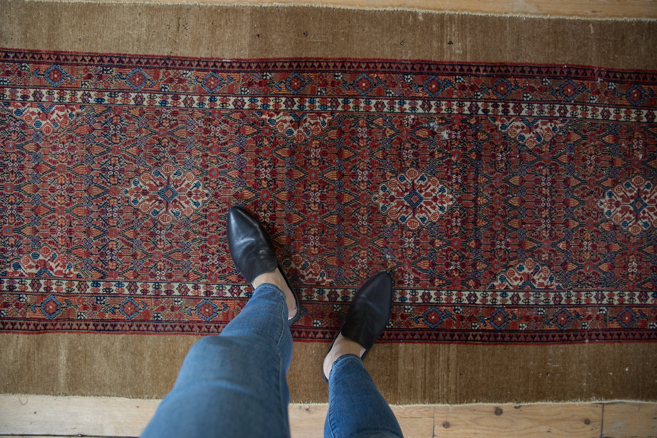 3x7.5 Vintage Fine Fragment Serab Rug Runner // ONH Item 9446 Image 1