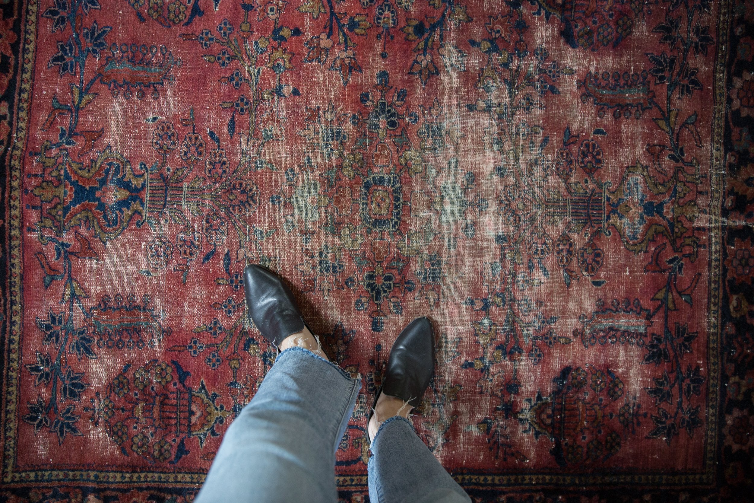 5x6 Vintage Lilihan Square Rug // ONH Item 9448 Image 1