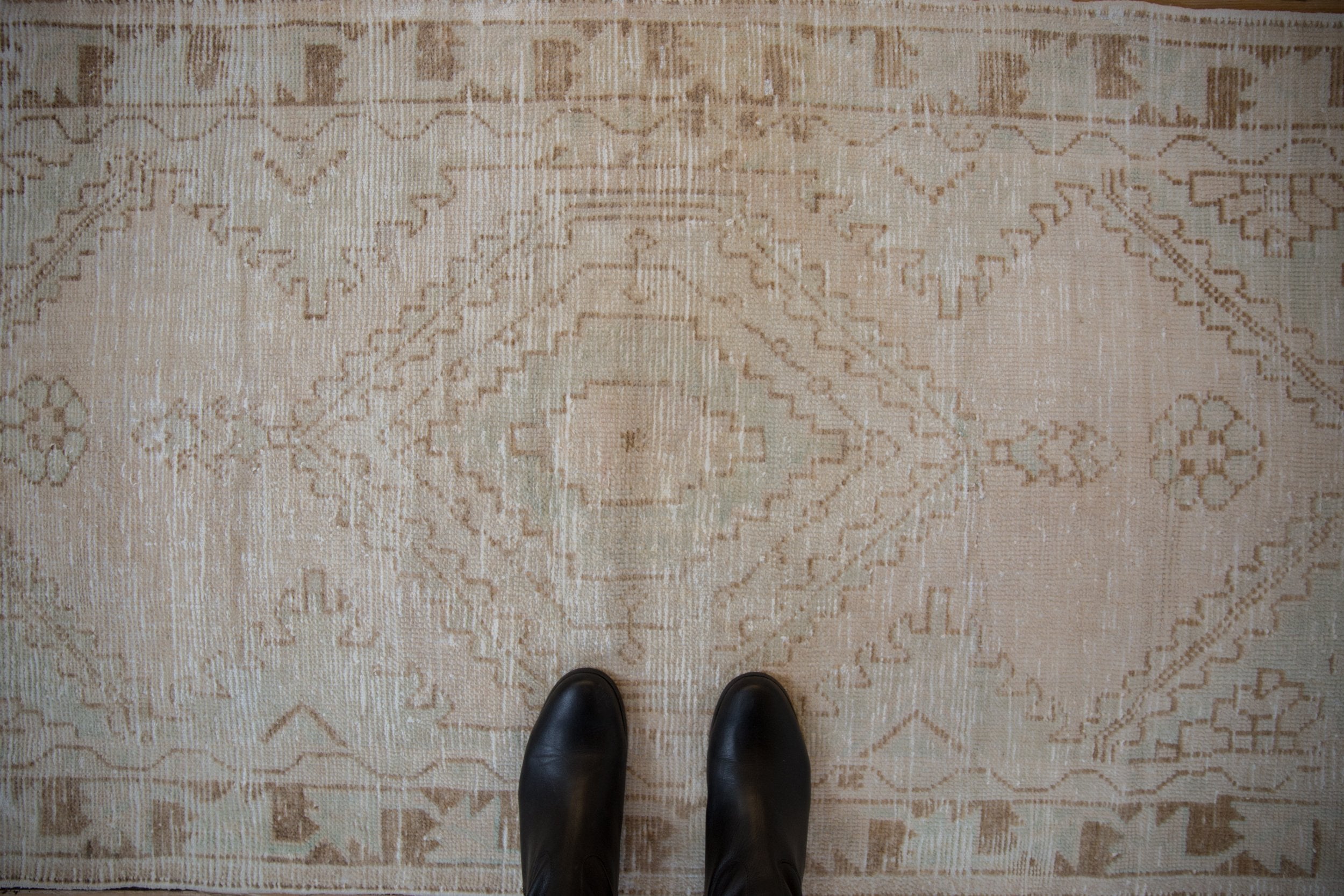 2.5x5.5 Vintage Distressed Oushak Rug Runner // ONH Item 9454 Image 1