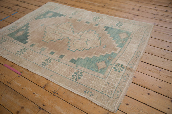 4x5.5 Vintage Distressed Oushak Rug // ONH Item 9455 Image 2