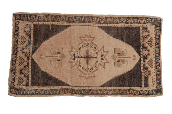 2x3.5 Vintage Distressed Oushak Rug // ONH Item 9458