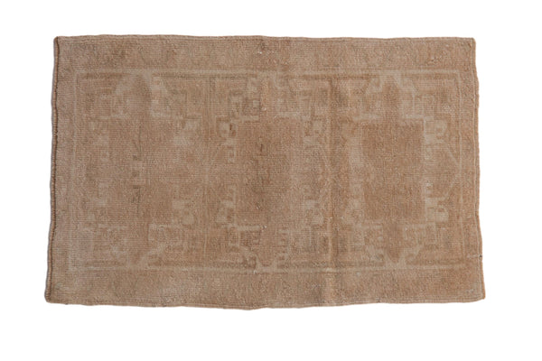 1.5x2.5 Vintage Distressed Oushak Rug Mat // ONH Item 9461