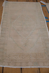 1.5x3 Vintage Distressed Oushak Rug Mat // ONH Item 9462 Image 3