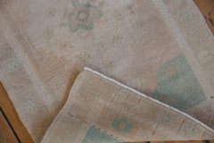 1.5x3.5 Vintage Distressed Oushak Rug Mat Runner // ONH Item 9463 Image 4